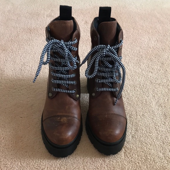 ⭐️HOST PICK⭐️ MIU MIU Leather Combat Boots - Picture 2 of 10